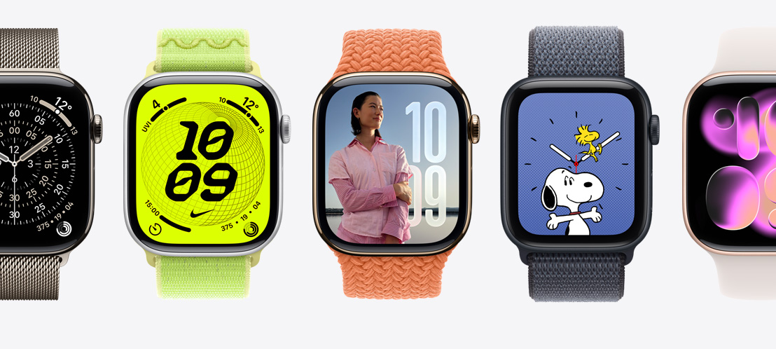 Apple Watch ciparnīcas: Orienteering, Nike, Photos, Snoopy, Responsive Art