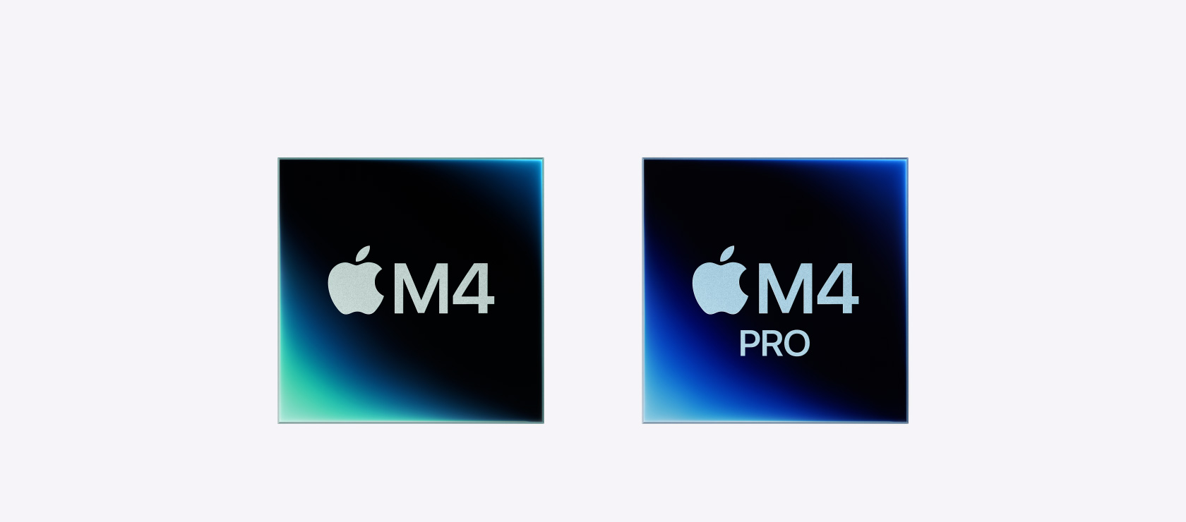 صورتان تمثلان شريحتي&nbsp;M4 وM4&nbsp;Pro.
