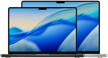 14‑palcový MacBook Pro a 16‑palcový MacBook Pro