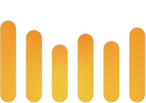 oranžs decibelu mērītājs