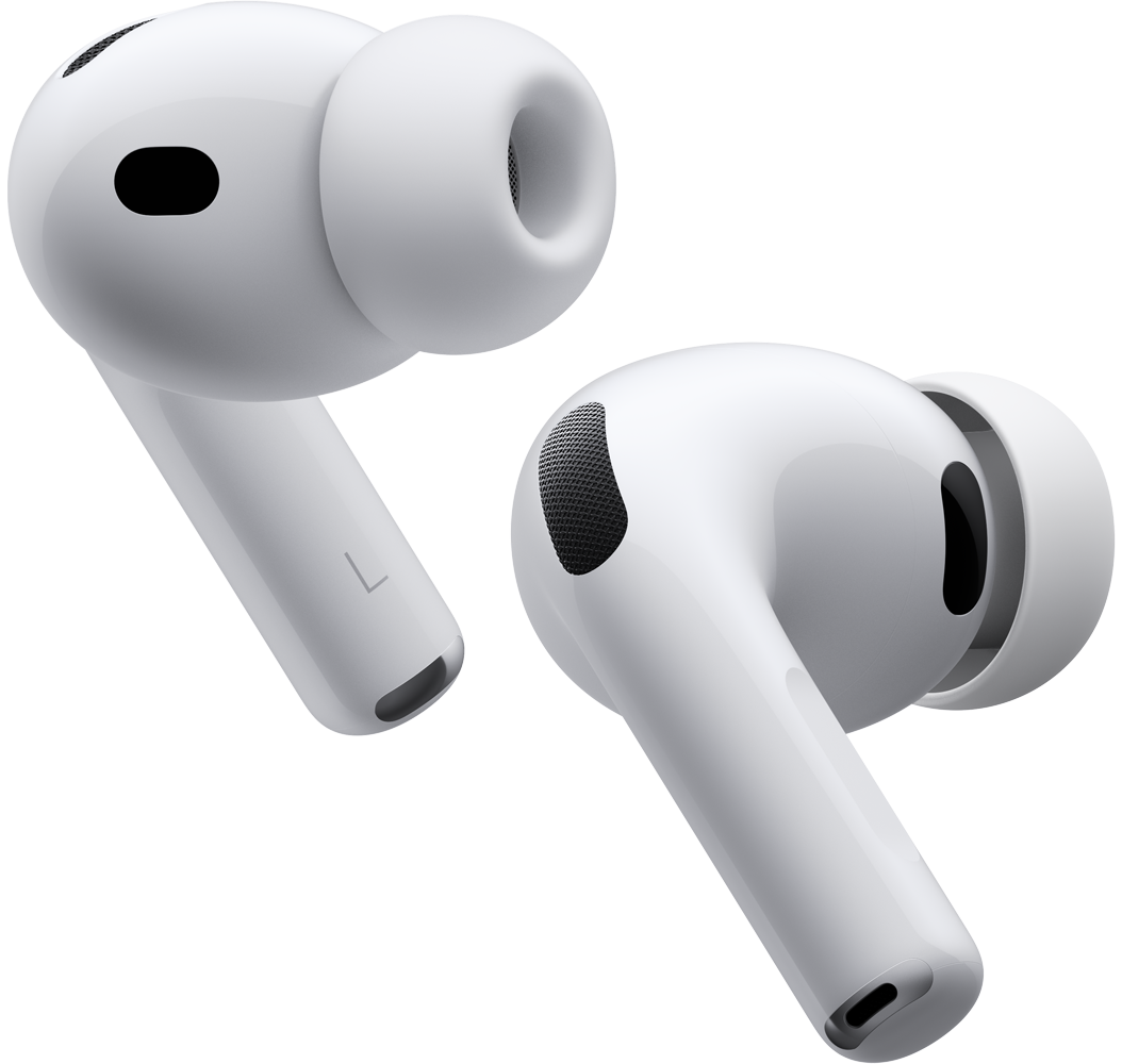 AirPods Pro 3, trådlösa hörlurar, vänster och höger öronsnäcka
