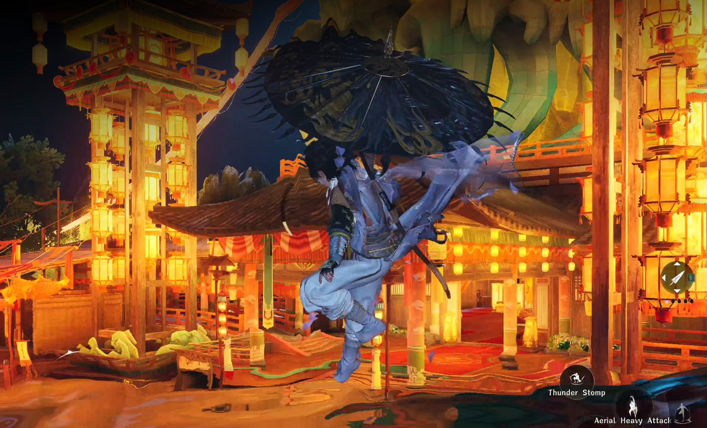 Asa sižeta videospēles Where Winds Meet attēls