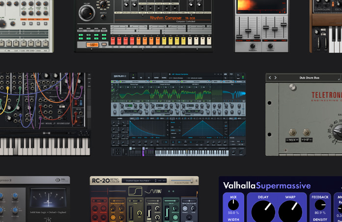 Pantalla que muestra una gran variedad de plug-ins de terceros