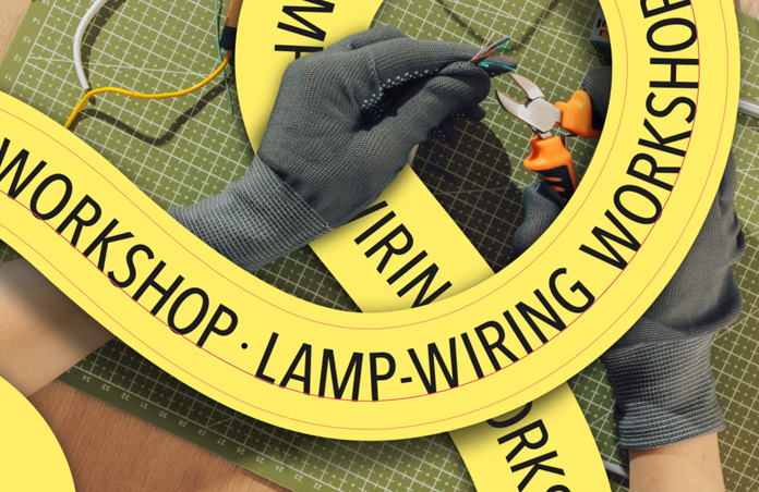 Imagem mostrando a digitação curva e as ferramentas para criá-la